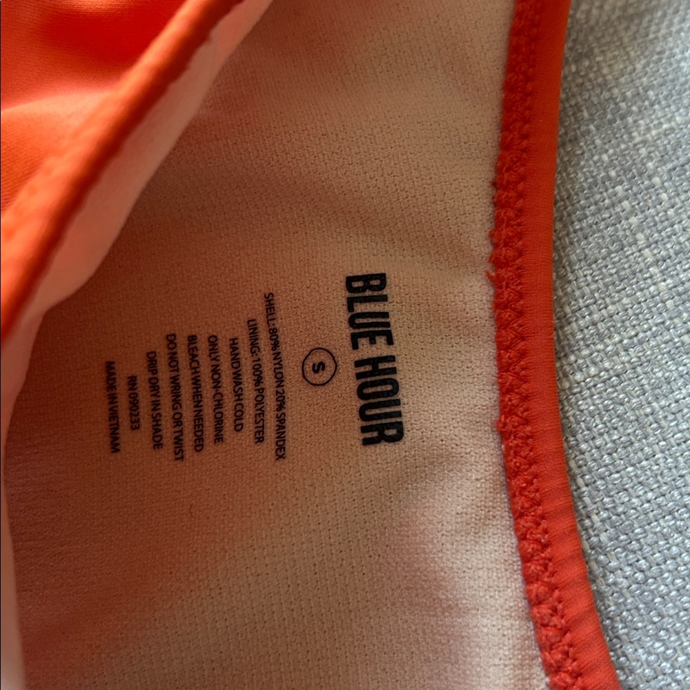 Blue Hour Itty Bitty Orange Bikini Size Small - Picture 6 of 9